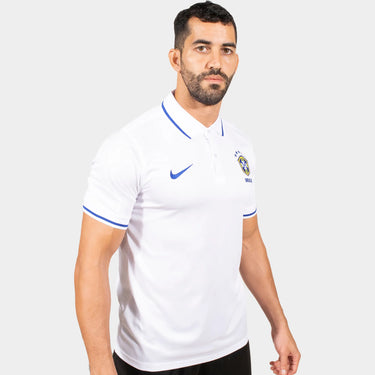 Polo Brésil Homme Blanc